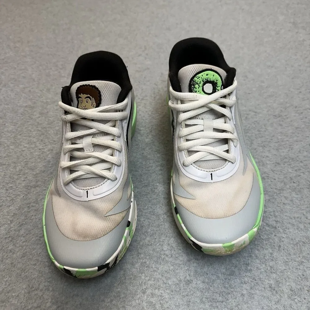Puma Lamelo Ball MB.02 Lo Lamel-O Green White 379412-01  Basketball Men’s 6.5